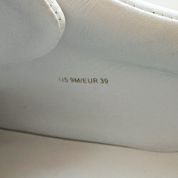 Vince Varin Leather Low-Top Sneaker in White Woodsmoke 9/39 - Picture 7 of 10